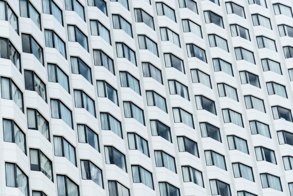 Window building textures, abstract background.